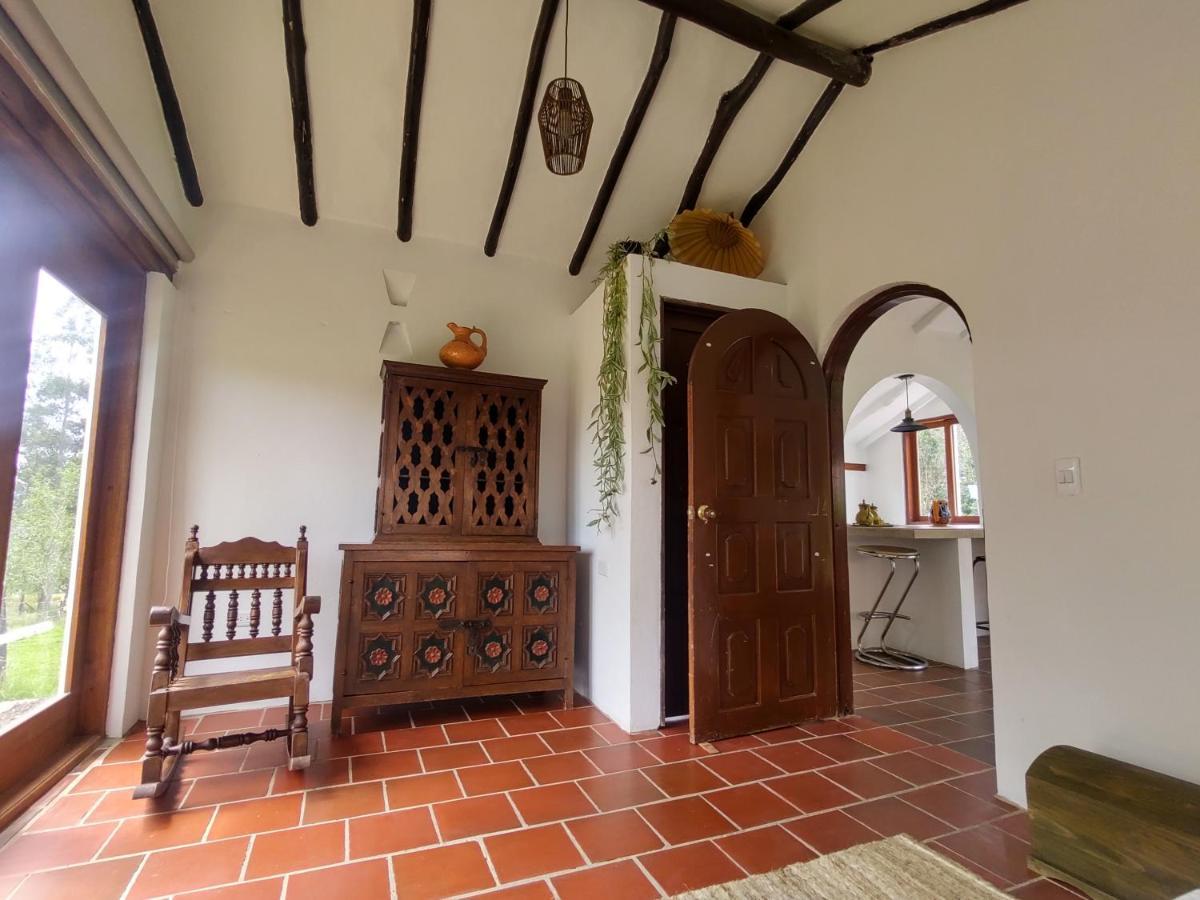 Bed and Breakfast Hacienda El Pinar Del Viento Villa de Leyva Exterior foto